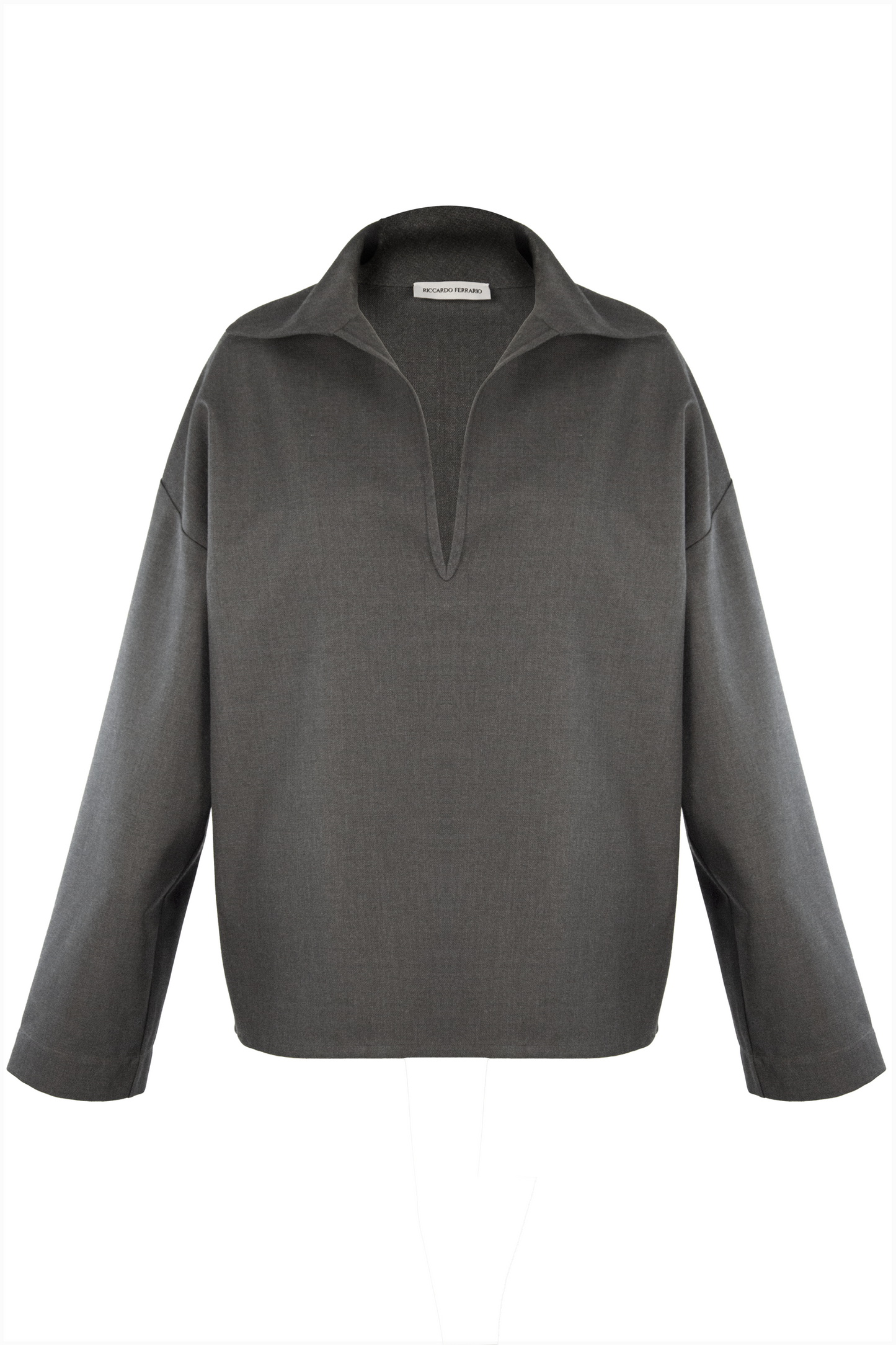 Coleridge Shirt in Grey Flannel