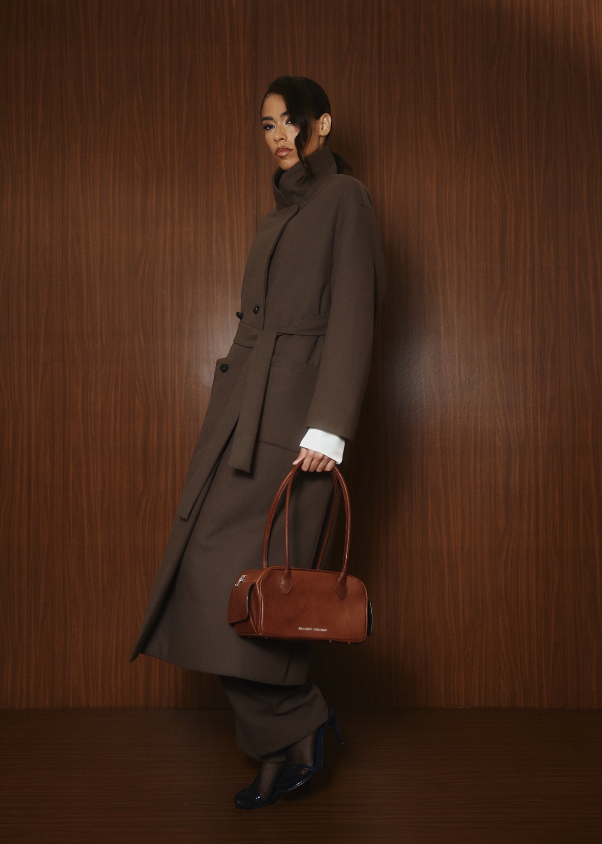 Milord Coat in Wool Crêpe