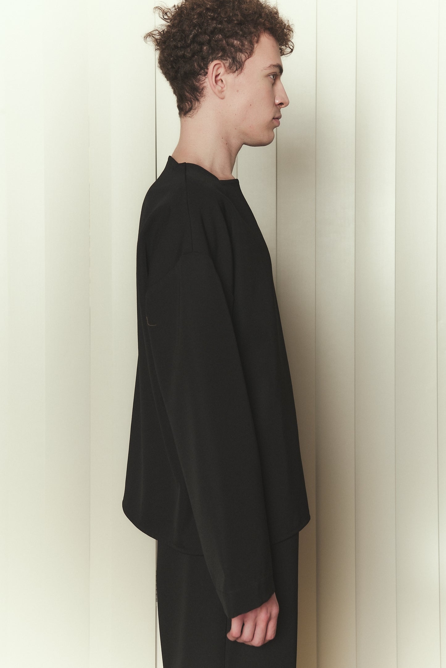 Pablo Shirt in Black Wool