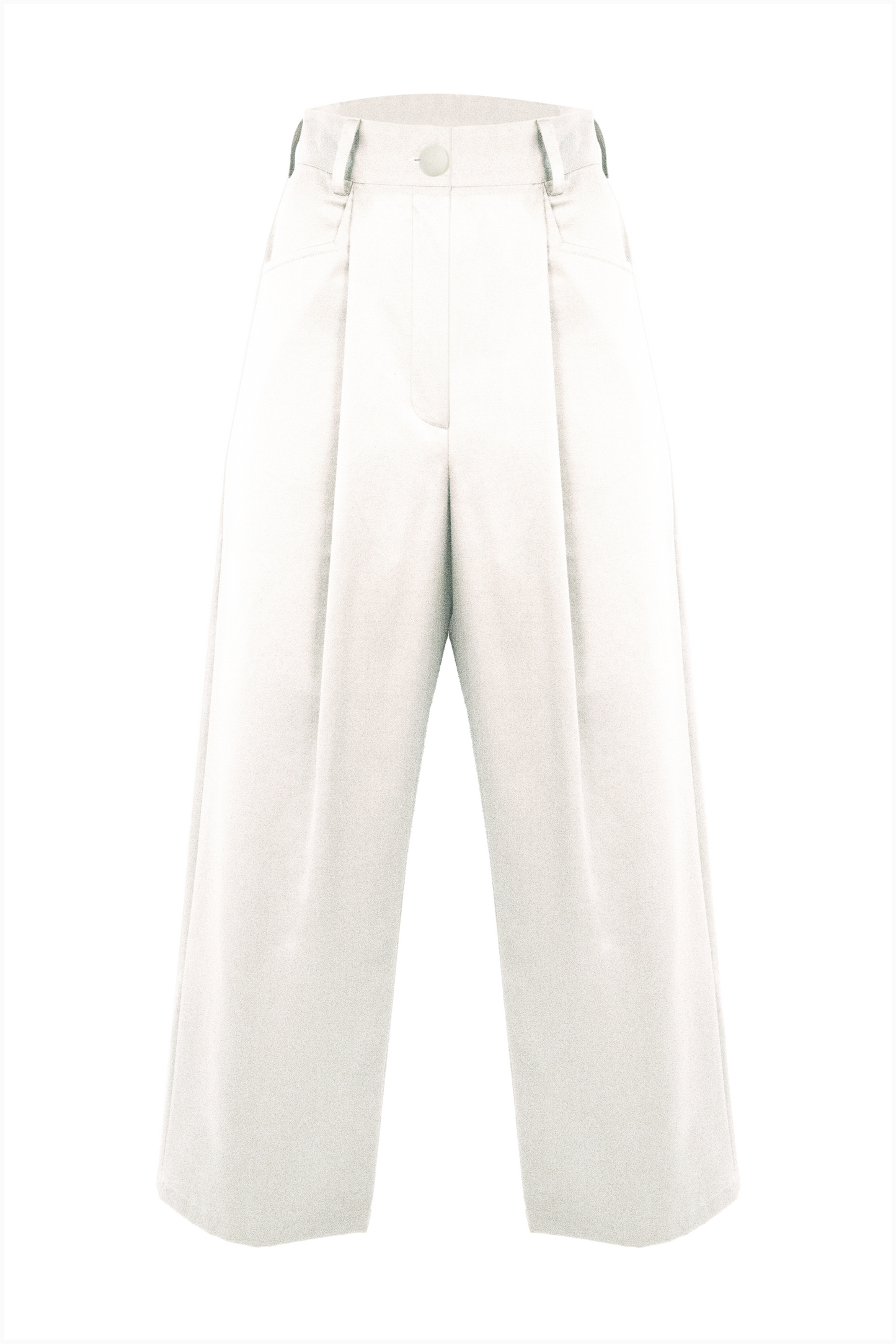 Earhart Trousers in White Cotton