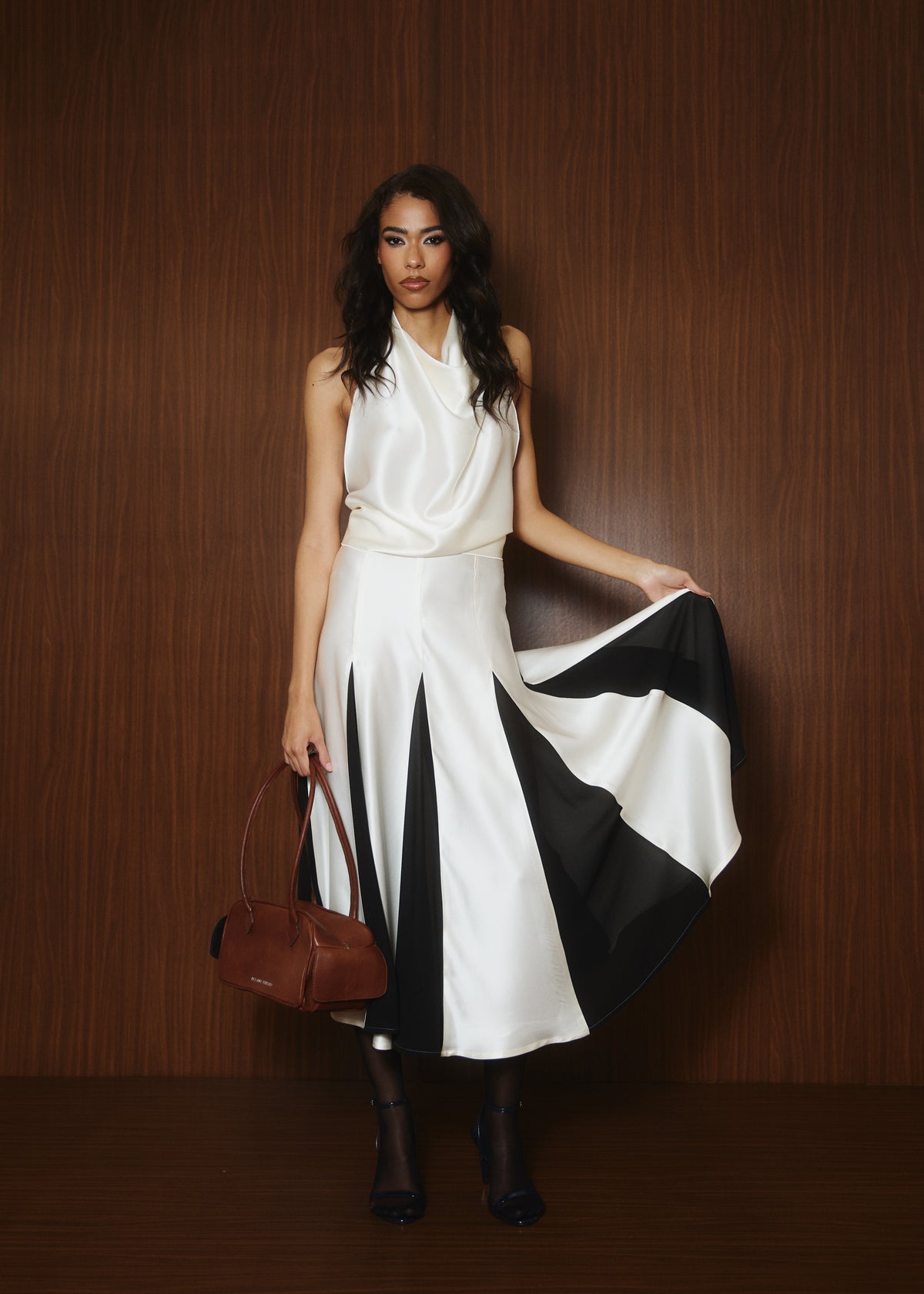 Esmeralda Skirt in Black & White