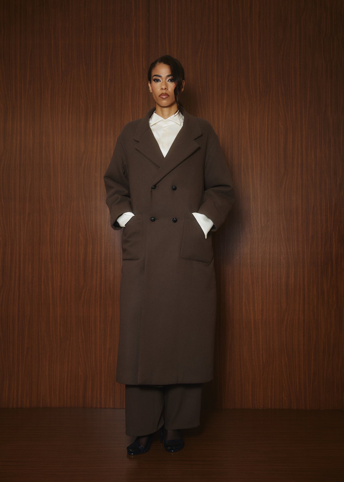Milord Coat in Wool Crêpe