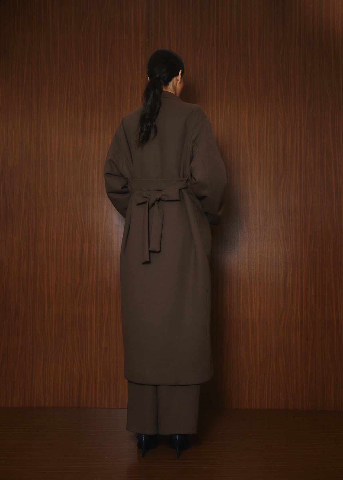 Milord Coat in Wool Crêpe