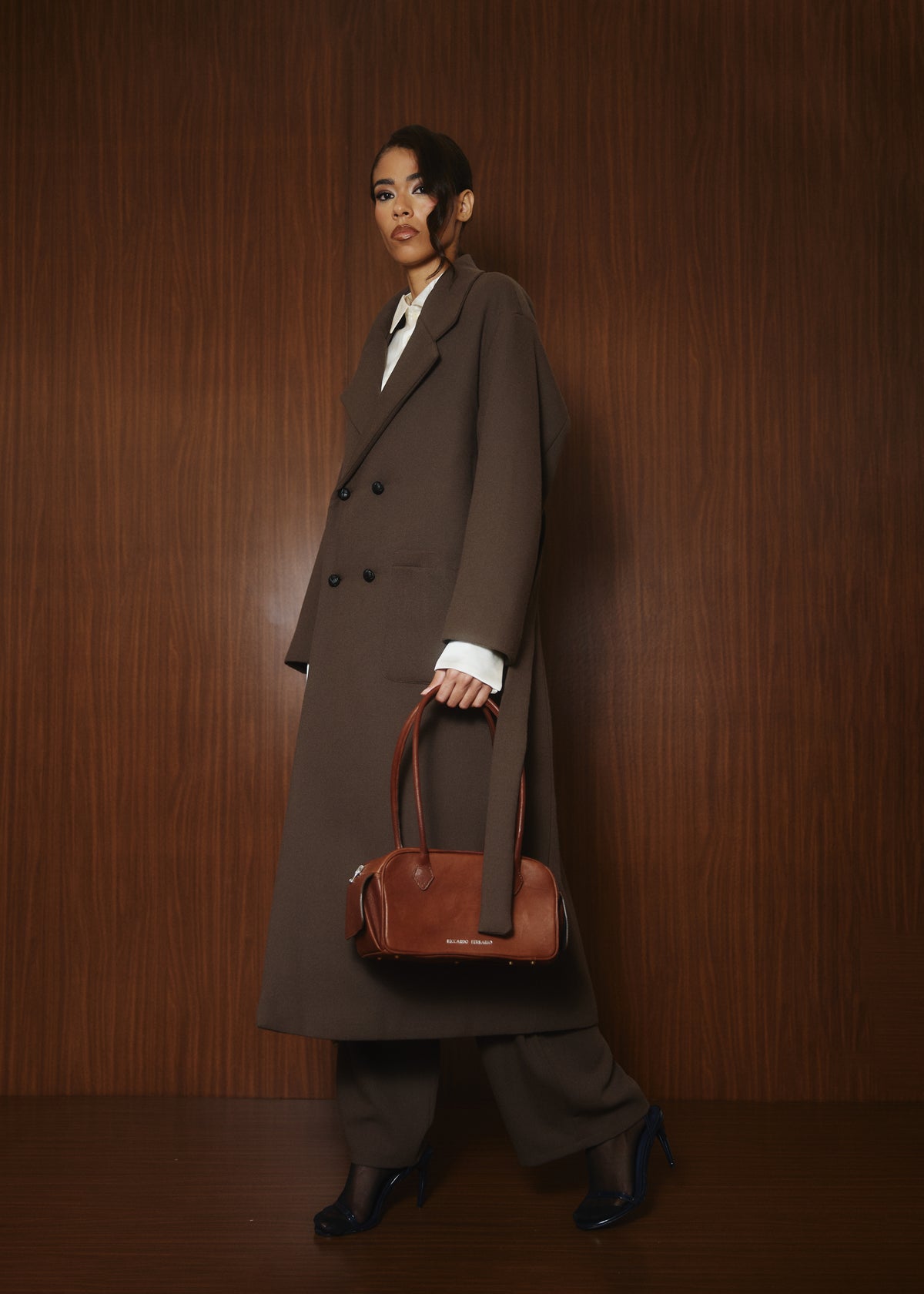 Milord Coat in Wool Crêpe