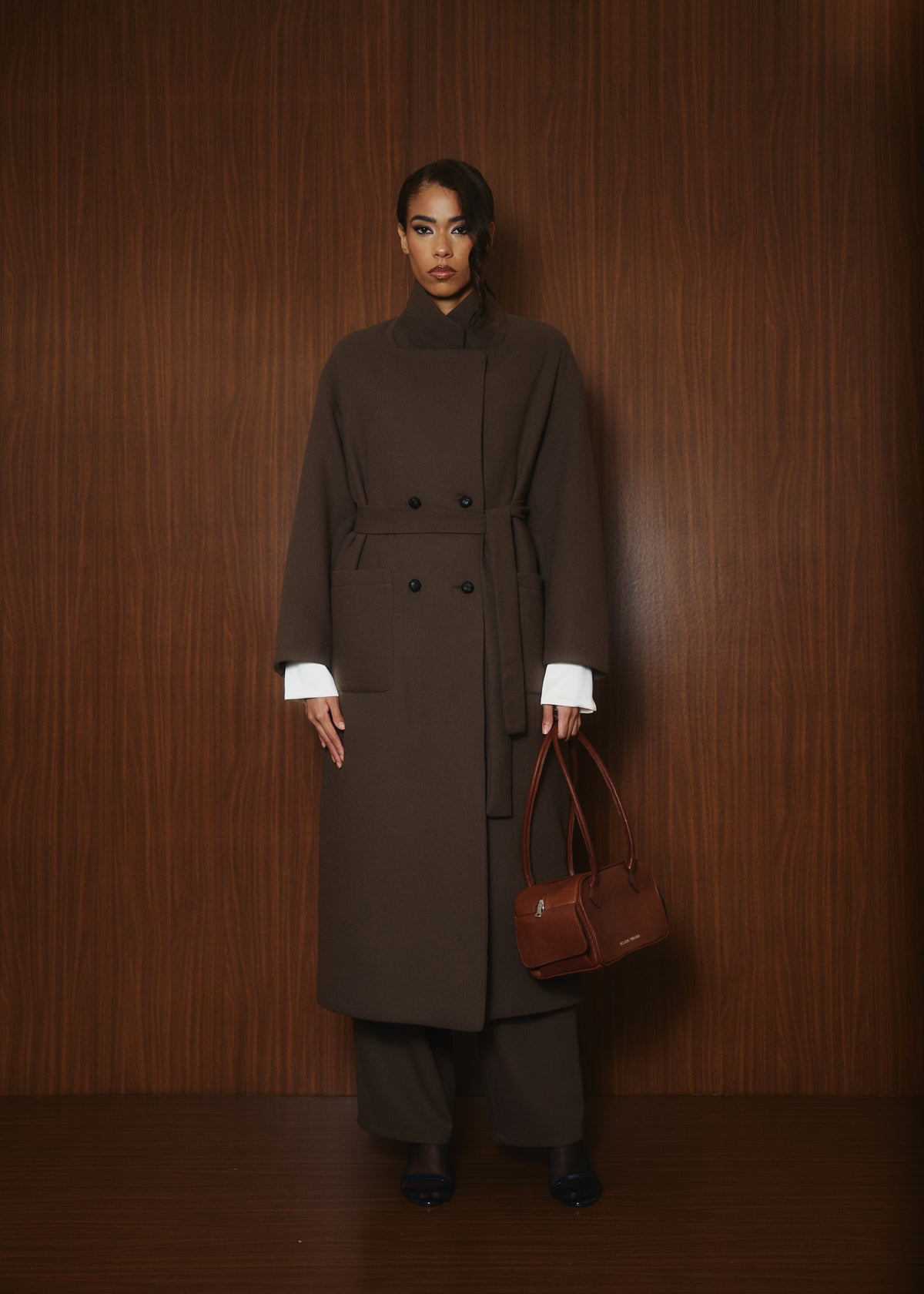 Milord Coat in Wool Crêpe