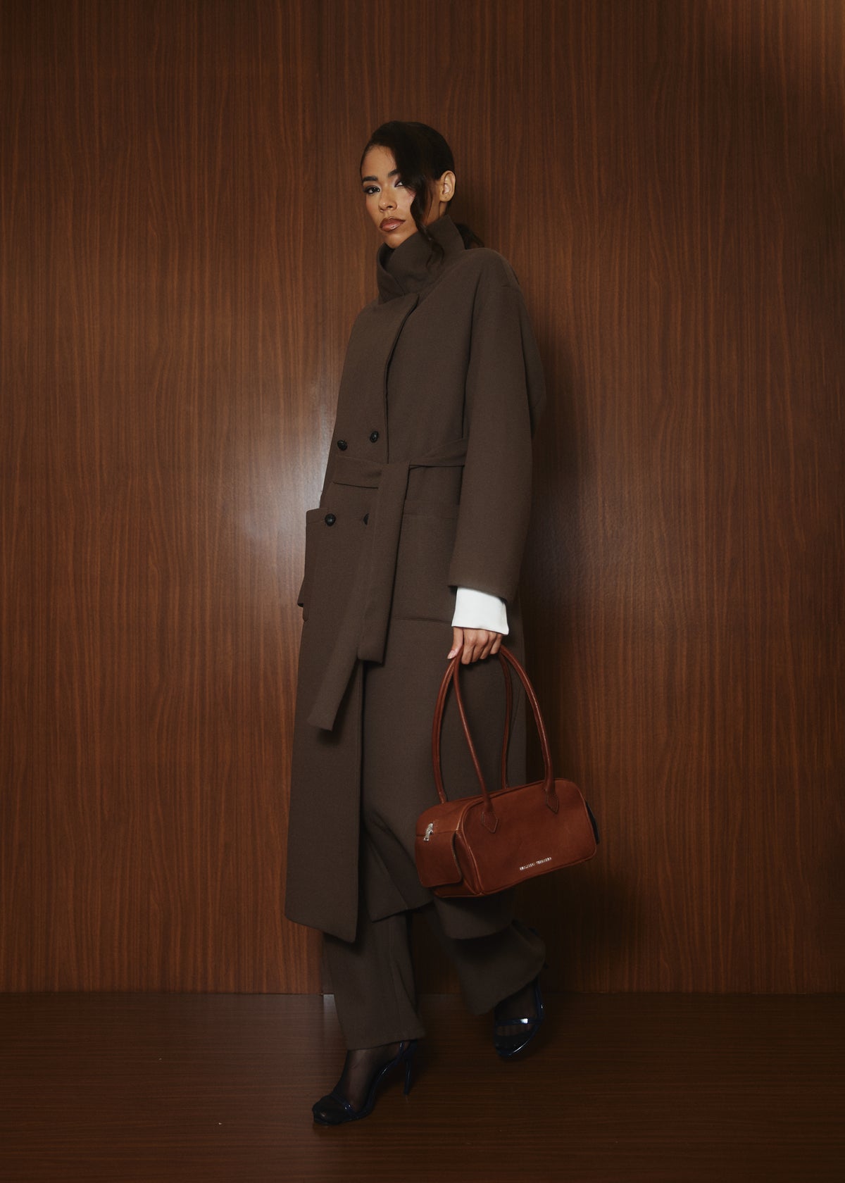 Milord Coat in Wool Crêpe