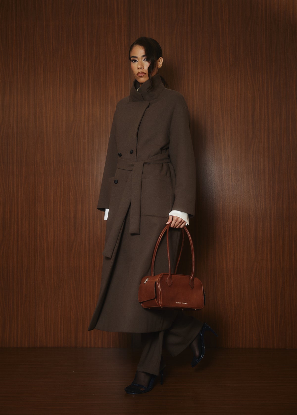 Milord Coat in Wool Crêpe