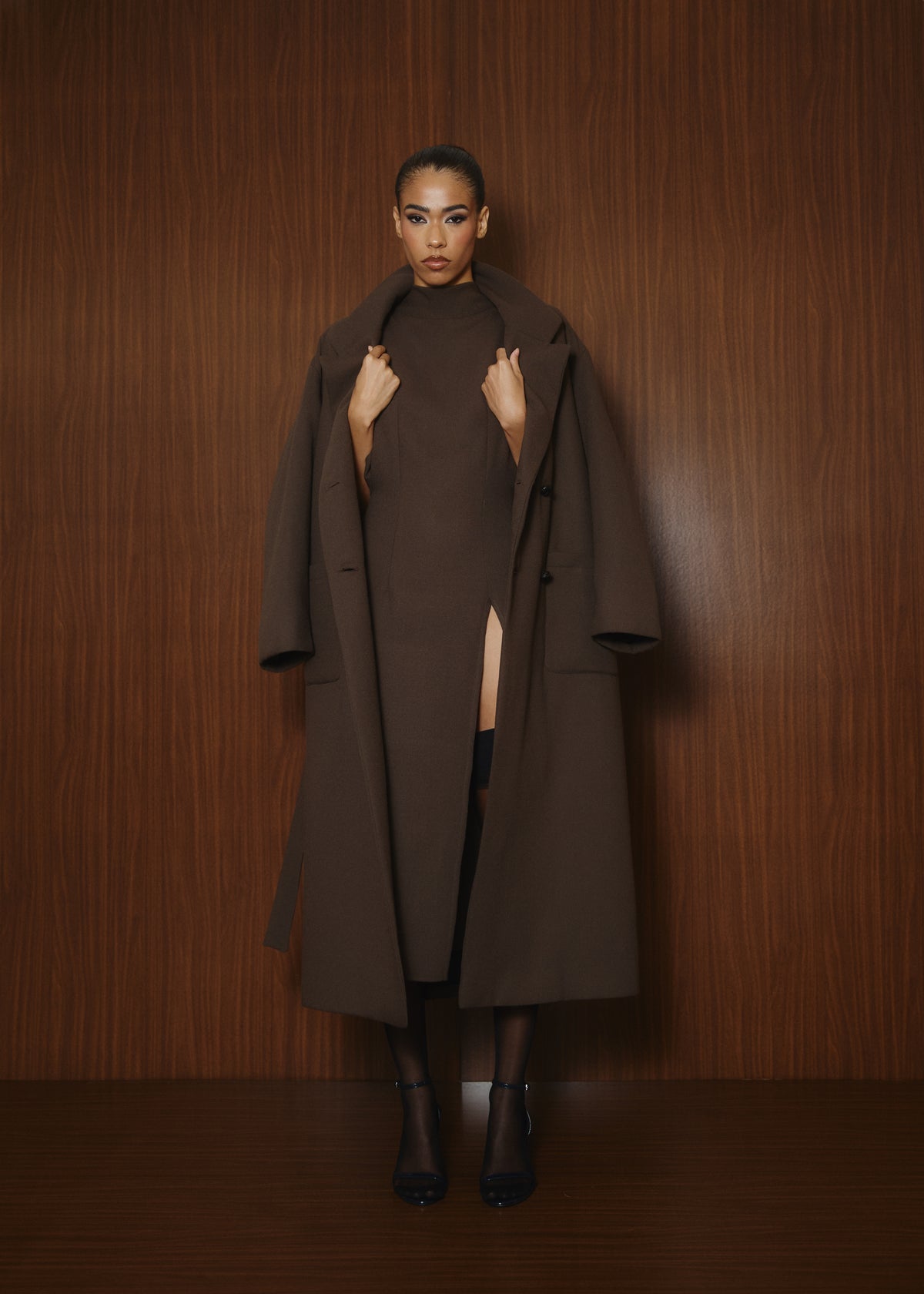 Milord Coat in Wool Crêpe