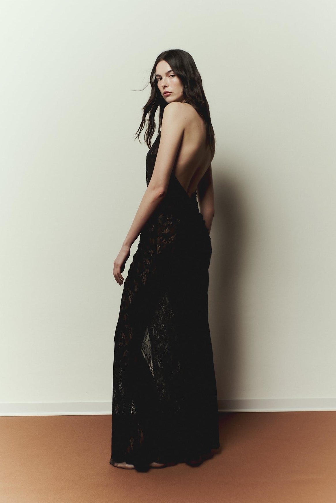 Hedy Dress in Black Lace