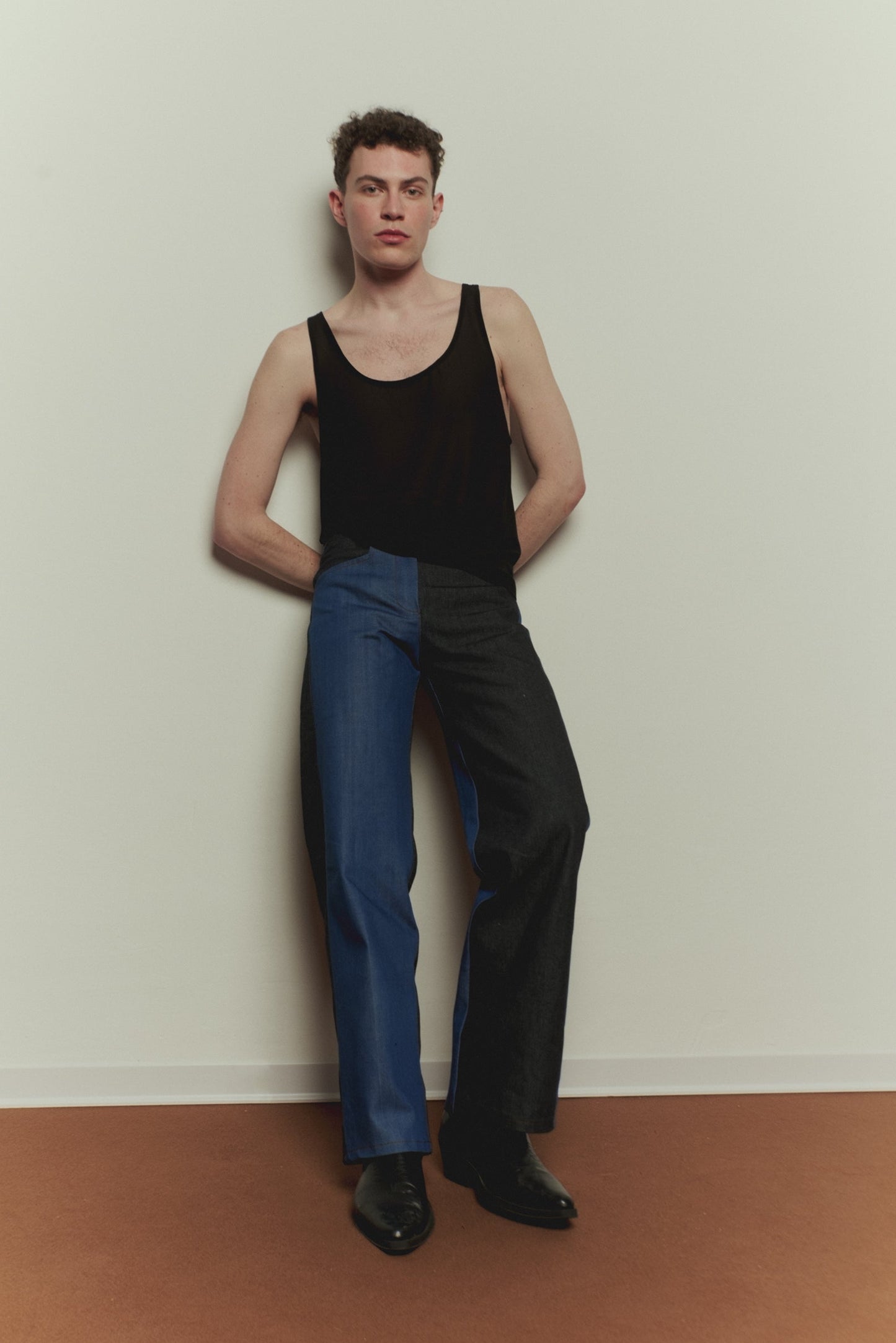 Mezzanotte Trousers in Double Denim