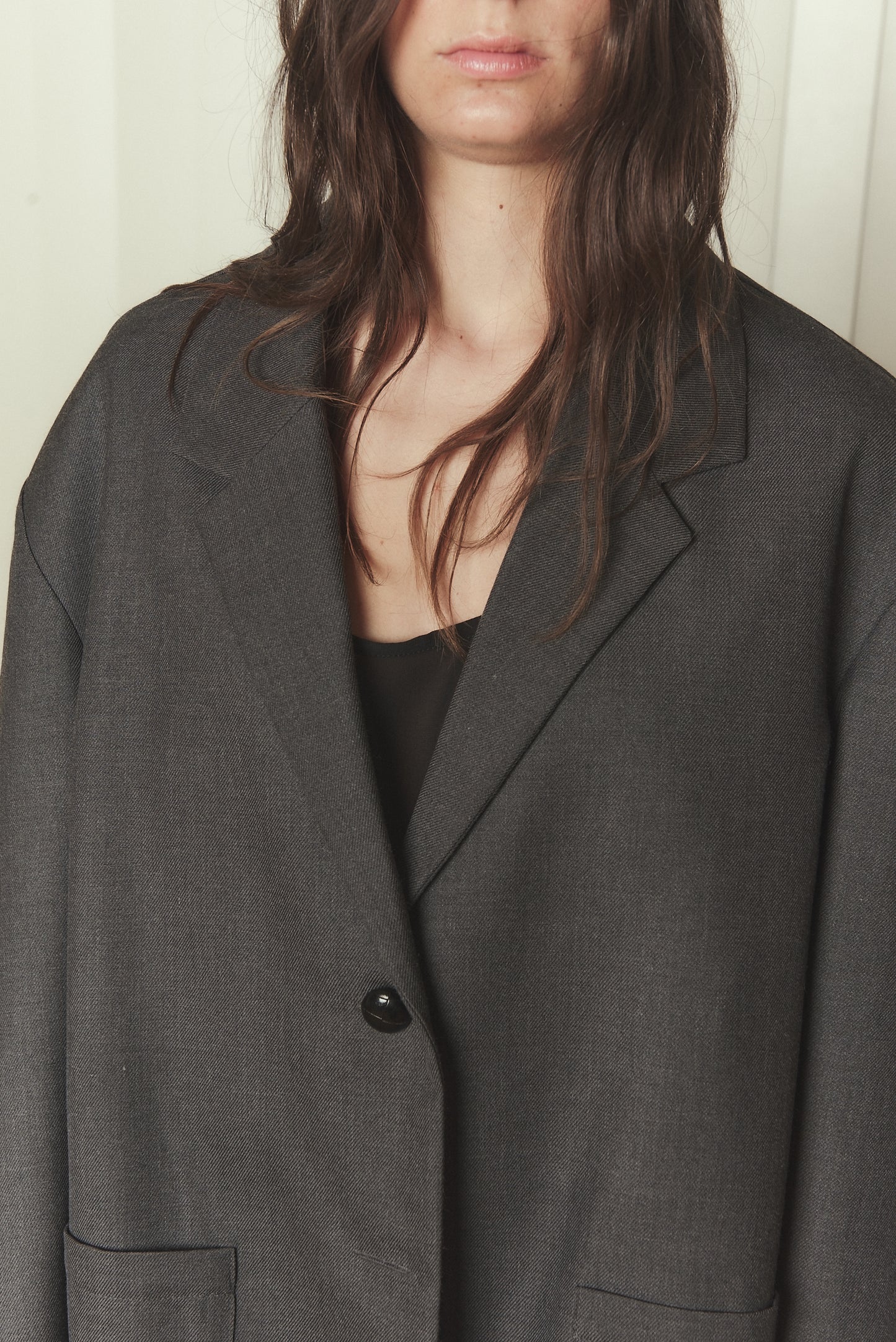 Painter Blazer in Grey Flannel