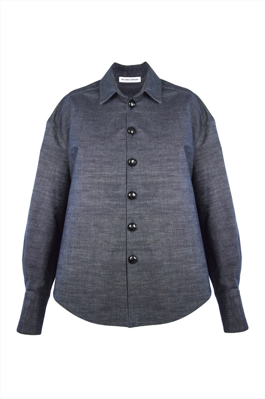 Boyfriend Shirt in Japanese Denim