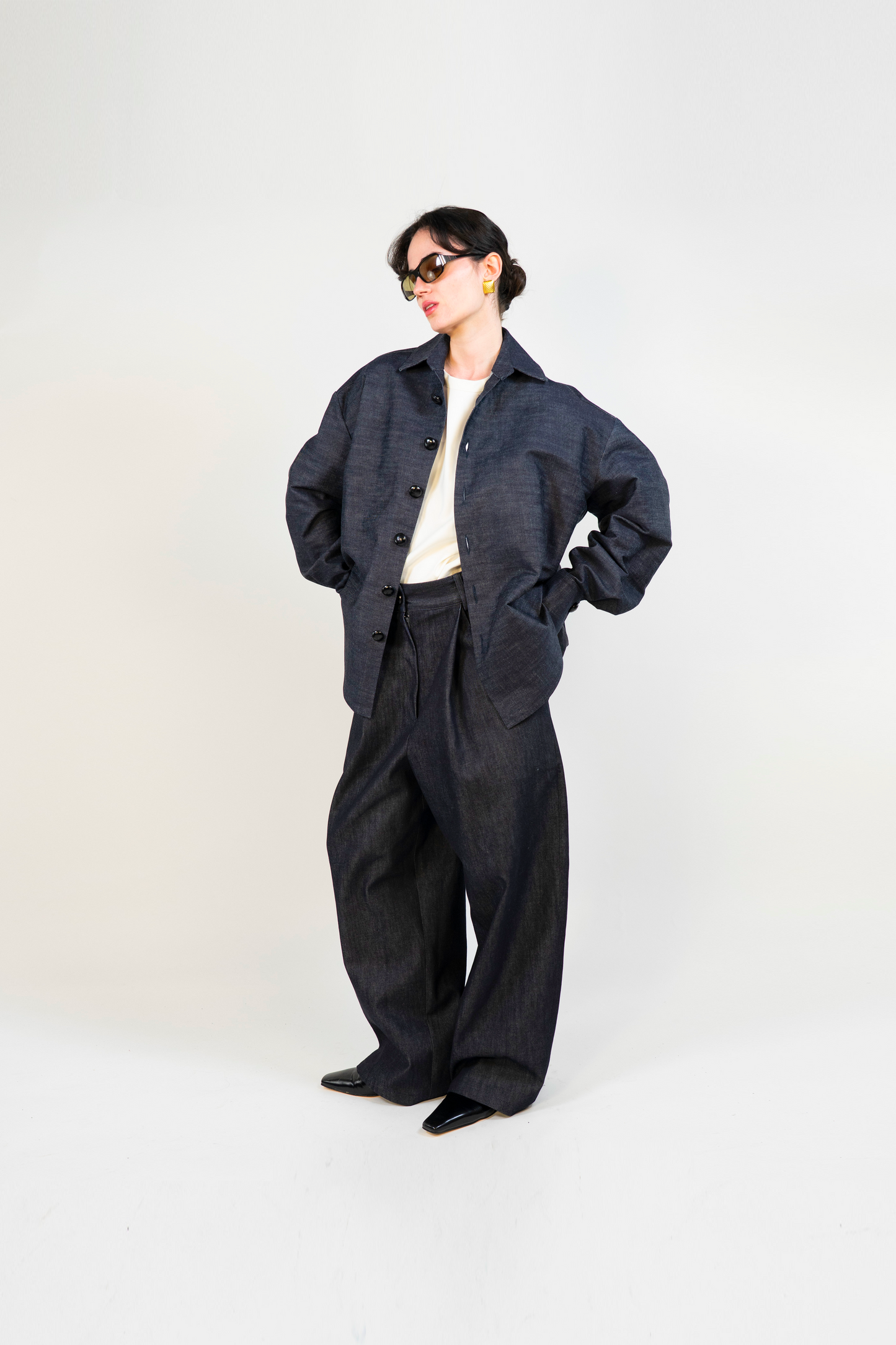 Earhart Trousers in Japanese Denim