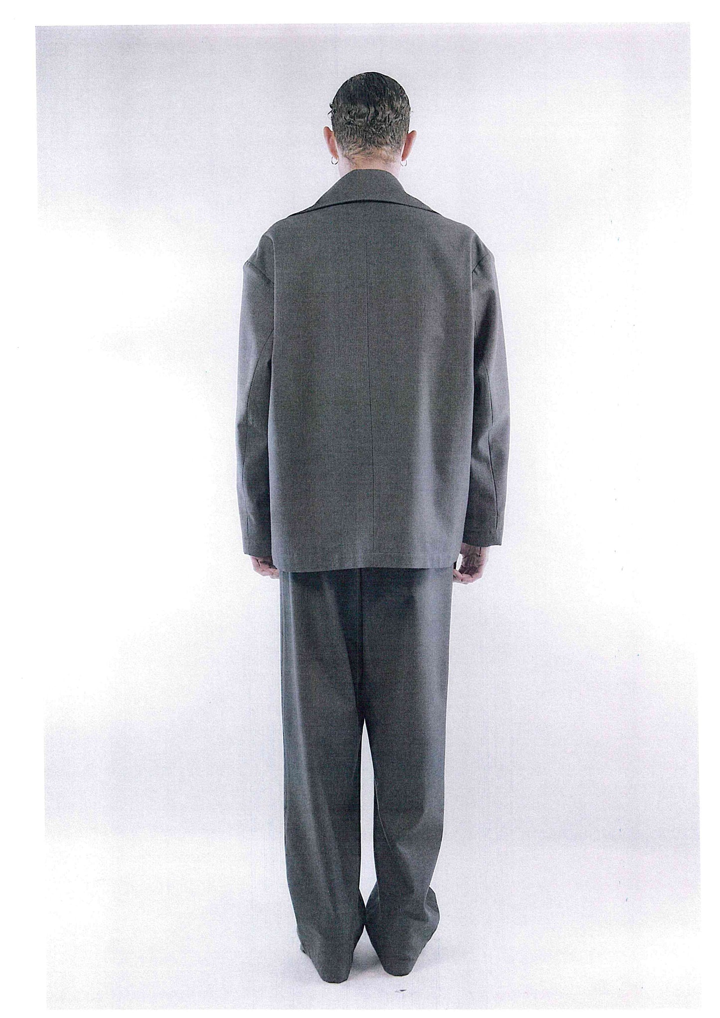 Painter Blazer in Grey Flannel