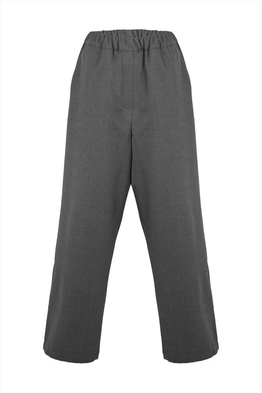 Joe Pants in Grey Flannel