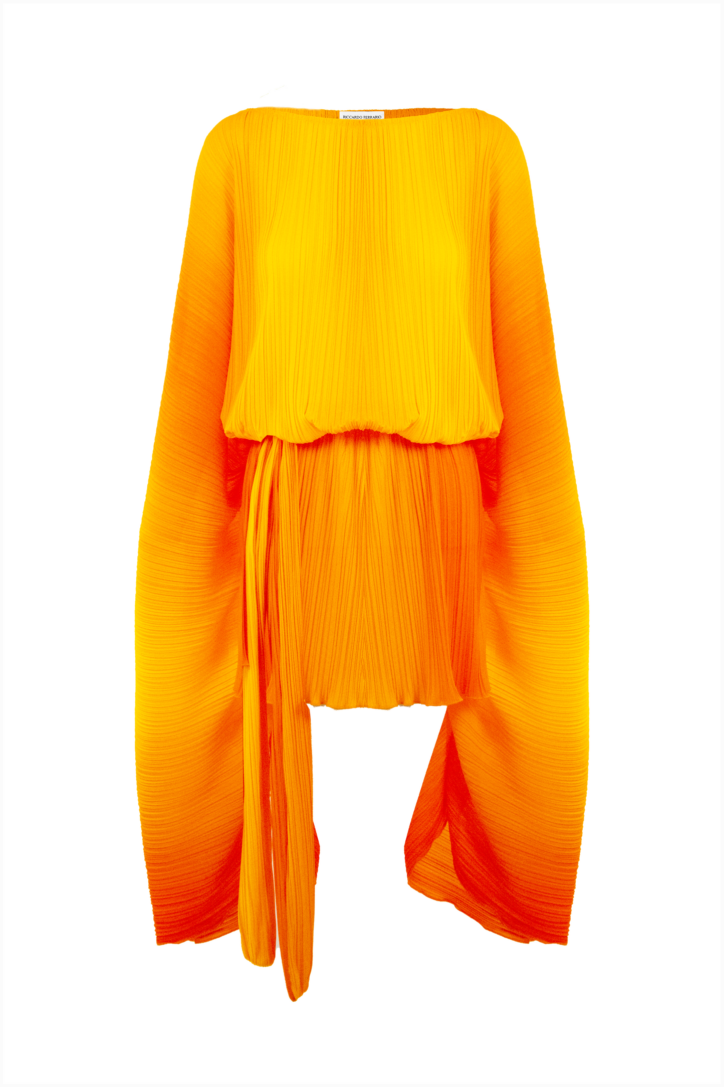 Kimono Dress in Poppy Plissé