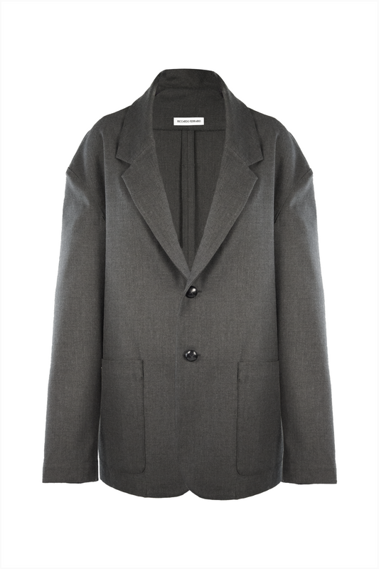 Painter Blazer in Grey Flannel